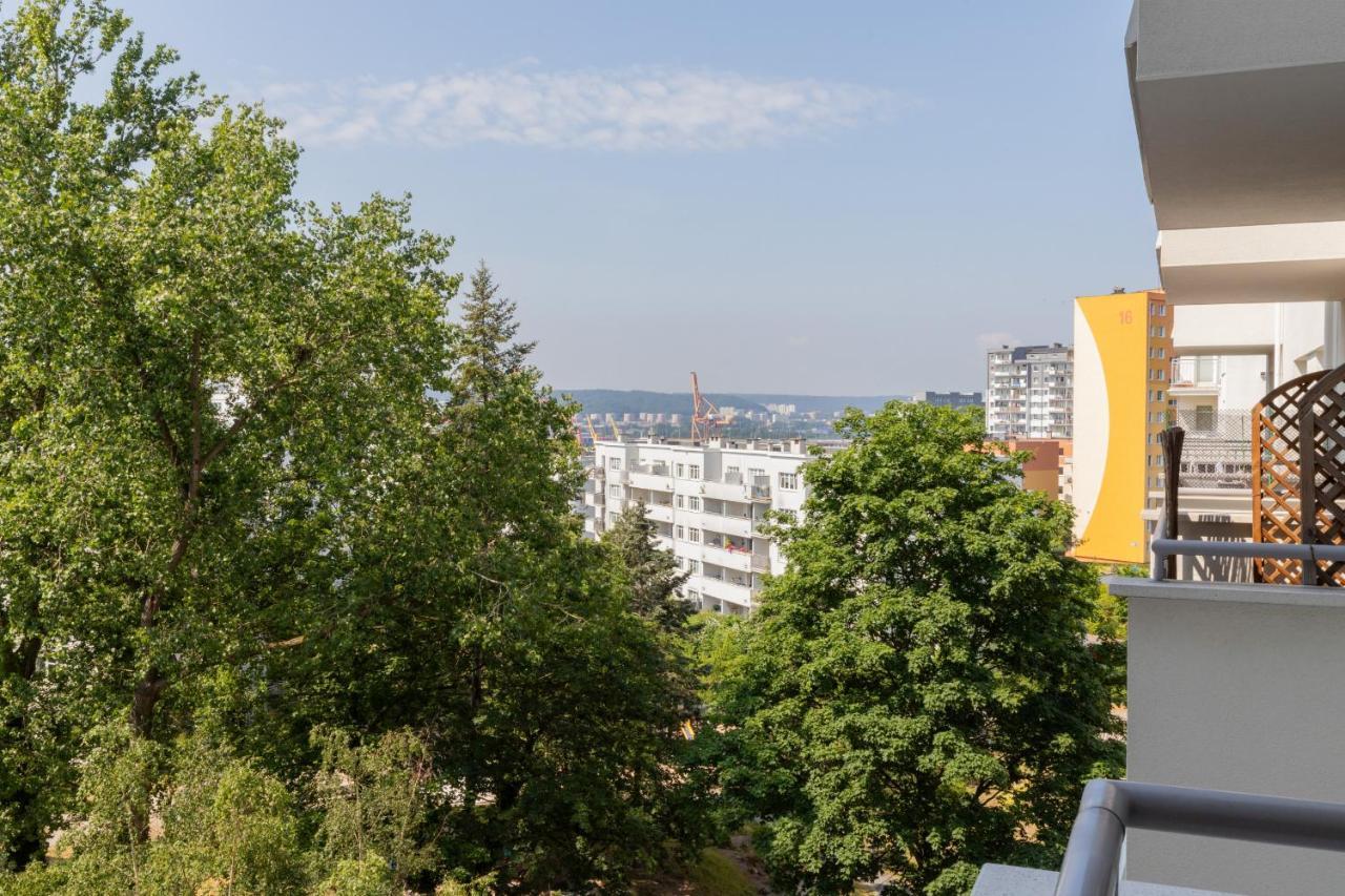 Modern Gdynia Apartment With Balcony & Parking By Noclegi Renters Luaran gambar